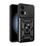 Motorola Moto G35 GIGAPACK Defender szilikon telefonvédő ütésállóság, kameravédő, FEKETE