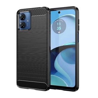 Motorola Moto G54 5G Gigapack szilikon telefonvédő ütésállóság, karbon minta, FEKETE
