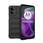 Motorola Moto G55 5G GIGAPACK Szilikon telefonvédő ütésállóság, 3D, FEKETE