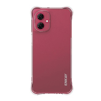 Motorola Moto G55 5G Gigapack Szilikon telefonvédő ütésállóság, légpárnás sarok, ÁTLÁTSZÓ