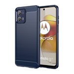 Motorola Moto G73 Gigapack szilikon telefonvédő ütésállóság, karbon minta, SÖTÉTKÉK