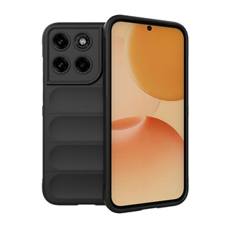 Motorola Moto G77 5G GIGAPACK Szilikon telefonvédő ütésállóság, 3D, FEKETE