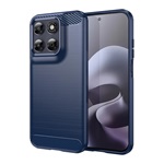 Motorola Moto G77 5G GIGAPACK Szilikon telefonvédő ütésállóság, karbon minta, SÖTÉTKÉK