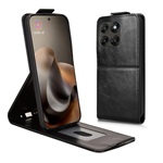 Motorola Moto G77 5G GIGAPACK Tok álló, bőr hatású FLIP, mágnescsat, FEKETE
