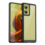 Motorola Moto G85 5G Gigapack Szilikon telefonvédő ütésállóság, átlátszó hátlap, FEKETE