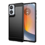 Motorola Moto G85 5G Gigapack Szilikon telefonvédő ütésállóság, karbon minta, FEKETE