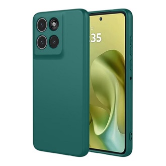Motorola Moto G86 5G GIGAPACK Szilikon telefonvédő matt SÖTÉTZÖLD