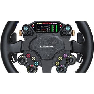 Moza Racing CS PRO Kormánykerék (Dual Clutch, RGB, 2,99 inch kijelző, 325mm) szimulátor kiegészítő