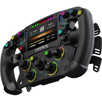 Moza Racing FSR2 Kormánykerék (Dual Clutch, RGB, 4,3 inch kijelző, 280mm) szimulátor kiegészítő