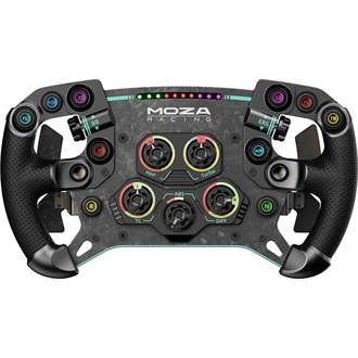 Moza Racing GS V2P GT Kormánykerék (Dual Clutch, RGB, 300mm, alcantara) szimulátor kiegészítő