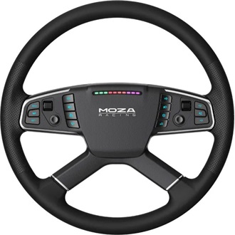 Moza Racing TSW Kormánykerék (Kamion változat, RGB, 400mm) szimulátor kiegészítő