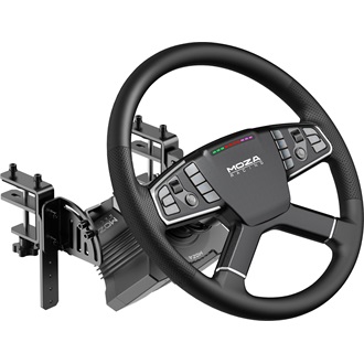 Moza Racing Trucking PC Szimulátor szett (Kamion/Traktor, DD, R5 bázis, TSW kormány, SR-P Lite pedál, bilincs) szimuláto