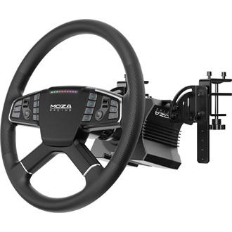 Moza Racing Trucking PC Szimulátor szett (Kamion/Traktor, DD, R5 bázis, TSW kormány, SR-P Lite pedál, bilincs) szimuláto