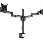 Multibrackets Deskmount Officeline Dual Black 15"-30" monitor tartó asztalra fekete