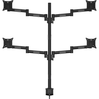 Multibrackets Deskmount Officeline Quad Black 15"-30" monitor tartó asztalra szürke