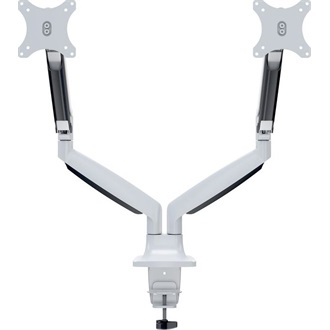 Multibrackets M Deskmount Gas Spring Dual 15"-27" monitor tartó asztalra fehér