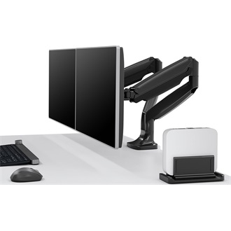 Multibrackets M Deskmount Gas Spring Dual 15"-27" monitor tartó asztalra fekete