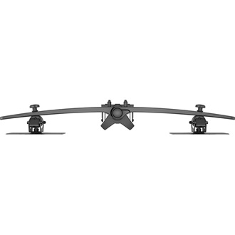 Multibrackets M Desktopmount Dual Desk Clamp 24"-32" monitor tartó asztalra fekete