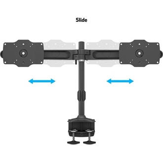 Multibrackets M Desktopmount Dual Desk Clamp 24"-32" monitor tartó asztalra fekete
