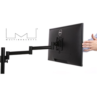Multibrackets M VESA Deskmount Officeline Single II 15"-30" monitor tartó asztalra fekete