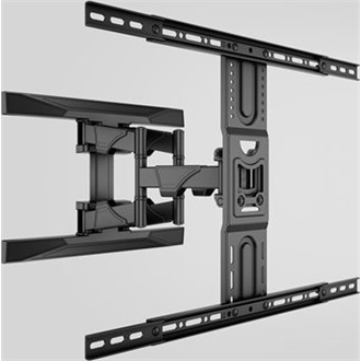 Multibrackets M VESA Flexarm L Full Motion Dual 40"-75" monitor TV fali tartó fekete