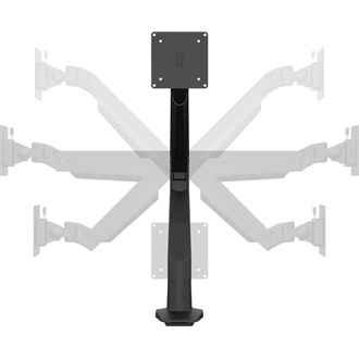 Multibrackets M VESA Gas Lift Arm Single Silver HD 15"-34" monitor tartó asztalra ezüst