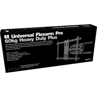 Multibrackets Pro Heavy Duty Black 55"-85" monitor TV fali tartó fekete