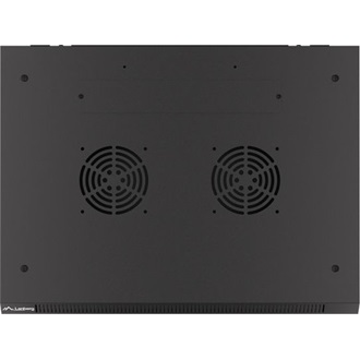 NET 19" fali rack szekrény 4U/600X450 üvegajtó, lapraszerelt, fekete V2