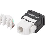 NET Keystone modul, szerszám nélkül szerelhető RJ45->LSA CAT.6 UTP 180°