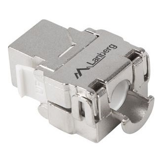 NET Keystone modul, szerszám nélkül szerelhető RJ45->LSA CAT.6a FTP 180°