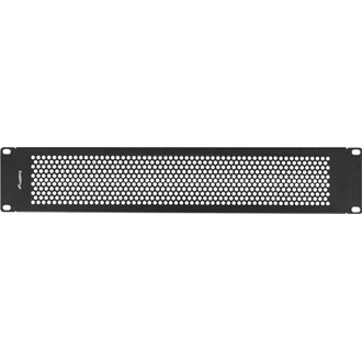 NET Lanberg 19" 2U perforált takaró panel, fekete