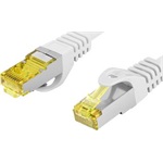 NET Patch kábel CAT.6a S/FTP LSZH 0.5m szürke, réz