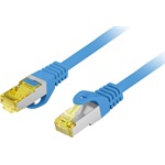 NET Patch kábel CAT.6a S/FTP LSZH 1m kék, réz