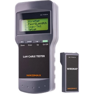 NIKOMAX Kábel teszter LCD kijelzővel, UTP/STP, RJ45