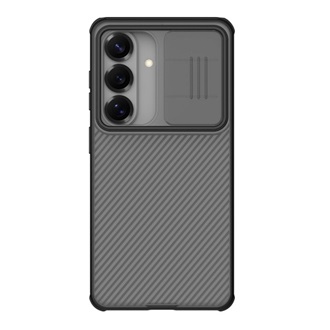 NILLKIN CAMSHIELD PRO műanyag telefonvédő (ütésállóság, kameravédő, mágneses, csíkos) ÁTLÁTSZÓ/FEKETE