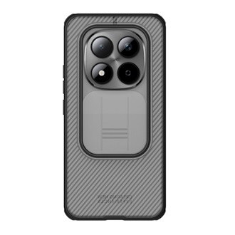 NILLKIN CAMSHIELD PRO szilikon telefonvédő (ütésállóság, kameravédő, csíkos) ÁTLÁTSZÓ/FEKETE