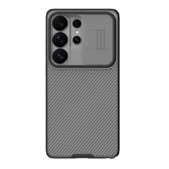 NILLKIN CAMSHIELD PRO szilikon telefonvédő (ütésállóság, kameravédő, csíkos) ÁTLÁTSZÓ/FEKETE