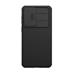 NILLKIN CAMSHIELD PRO szilikon telefonvédő (ütésállóság, kameravédő, csíkos) FEKETE