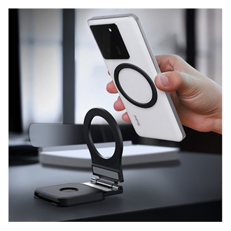 NILLKIN SNAPFLEX ELITE tartó ragasztható, Magsafe, FEKETE