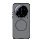 NILLKIN SUPER FROSTED PRO MAGNETIC műanyag telefonvédő (mágneses, ütésállóság, gumírozott) ÁTLÁTSZÓ/FEKETE