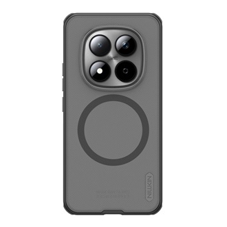 NILLKIN SUPER FROSTED PRO MAGNETIC műanyag telefonvédő (mágneses, ütésállóság, gumírozott) ÁTLÁTSZÓ/FEKETE