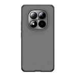 NILLKIN SUPER FROSTED PRO műanyag telefonvédő (ütésállóság, gumírozott, érdes felület) ÁTLÁTSZÓ/FEKETE