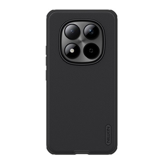 NILLKIN SUPER FROSTED PRO műanyag telefonvédő (ütésállóság, gumírozott, érdes felület) FEKETE