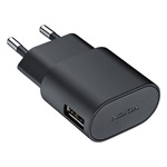 NOKIA hálózati töltő USB aljzat (7.5W + microUSB kábel) FEKETE