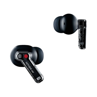 NOTHING EAR bluetooth fülhallgató SZTEREO (v5.3, TWS, mikrofon, aktív zajszűrő, IP54 + töltőtok) FEKETE