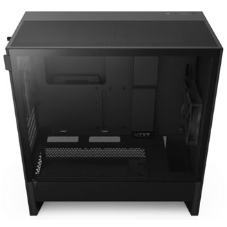 NZXT H5 Flow (2024) táp nélküli ablakos Mid Tower számítógépház fekete