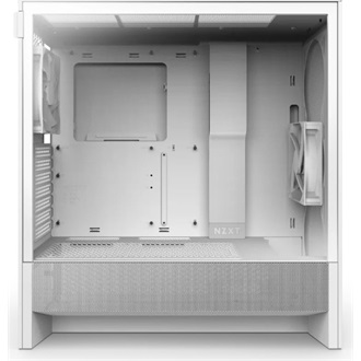 NZXT H5 Flow táp nélküli ablakos Mid Tower számítógépház fehér