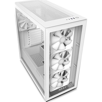 NZXT H7 Elite 2023 Fehér (Táp nélküli) ablakos MATX ház