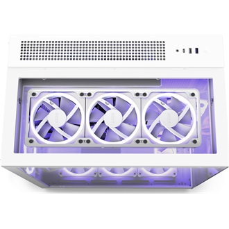 NZXT H9 Elite Fehér (Táp nélküli) ablakos ATX ház