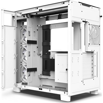 NZXT H9 Elite Fehér (Táp nélküli) ablakos ATX ház